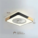 Luminária de teto decorativa com ventilador integrado - Ventiluz Street Design