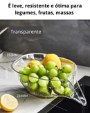 Cesta Escorredora Multifuncional para Pia Drenagem e Cozinha Prática