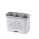 Escorredor Vazado Multifuncional Dupla Camada para Talheres e Utensílios