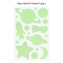 Adesivos decorativos luminosos - Espaço