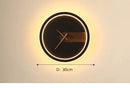 Relógio de Parede Decorativo Moderno com iluminação LED - LumiTime Prestige!