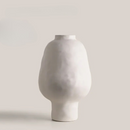 Vaso de Cerâmica com Padrão de Martelo