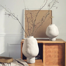 Vaso de Cerâmica com Padrão de Martelo