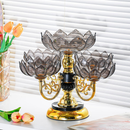 Centro Decorativo Multinível de Crystal - Rotatório 360°