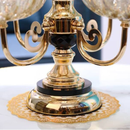 Centro Decorativo Multinível de Crystal - Rotatório 360°