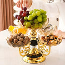 Centro Decorativo Multinível de Crystal - Rotatório 360°